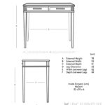 Bàn làm việc Claudine