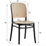 Ghế Thonet 811 nhựa đúc